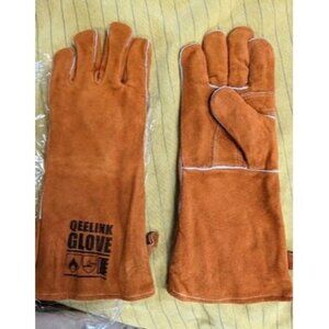 New Welding Gloves - Heat & Wear Resistant Lined Leather and Fireproof Stitching